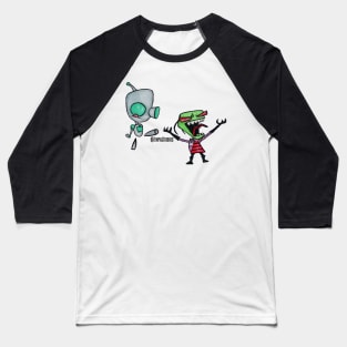 Invader zim Baseball T-Shirt